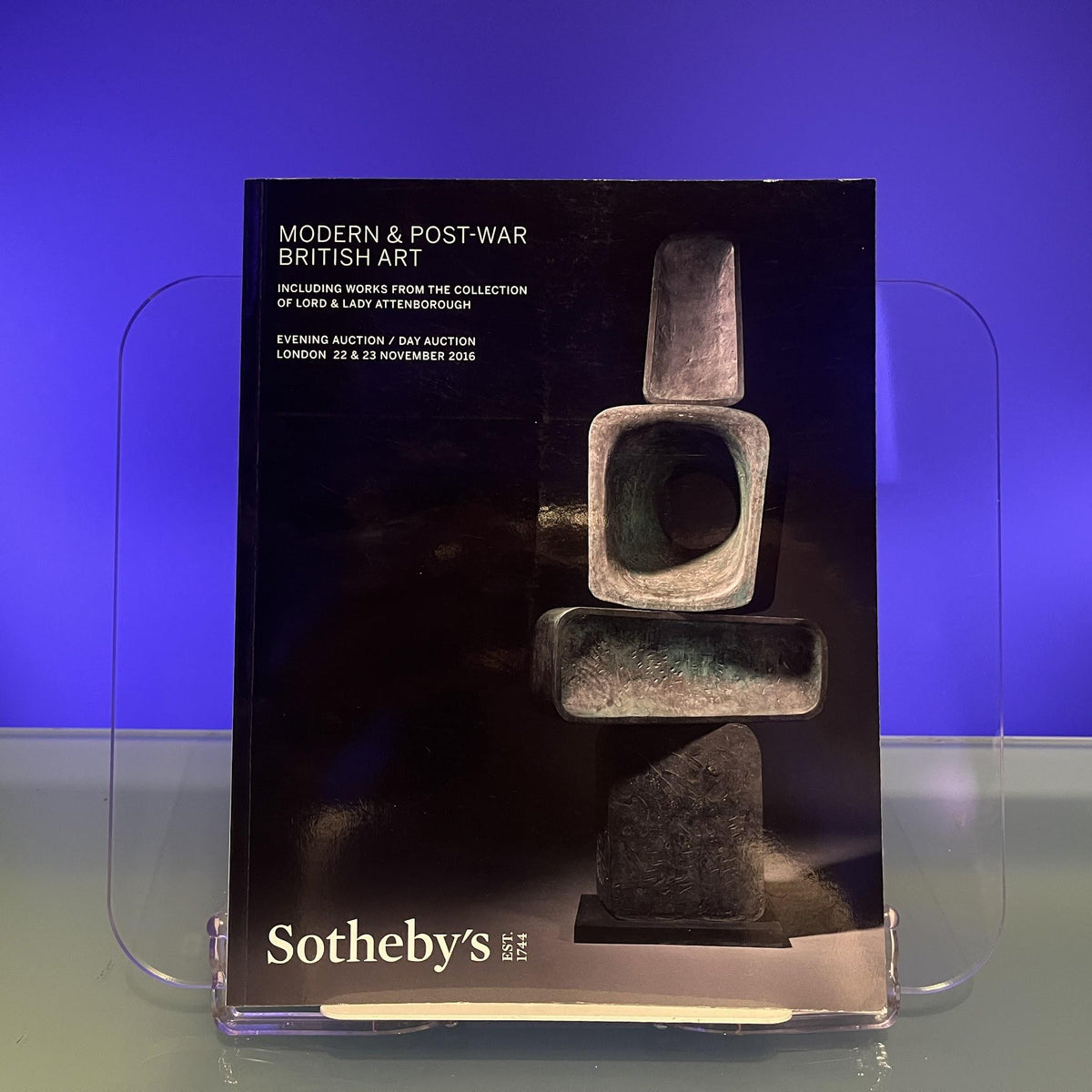 Modern & Post War British Art including works from the collection of Lord & Lady Attenborough [Auction Catalogue: Sotheby's, London, 2016]