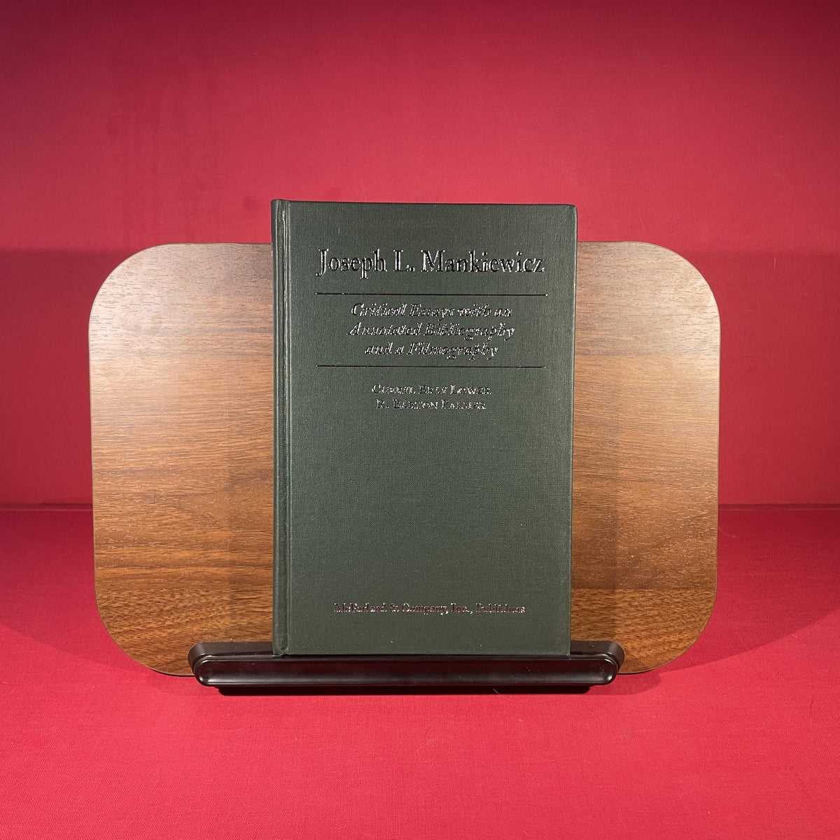 Joseph L.Mankiewicz: Critical Essays and Guide to Resources with Annotated Bibliography and Filmography