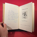 Trillium : poems - signed and dedicated with note by author