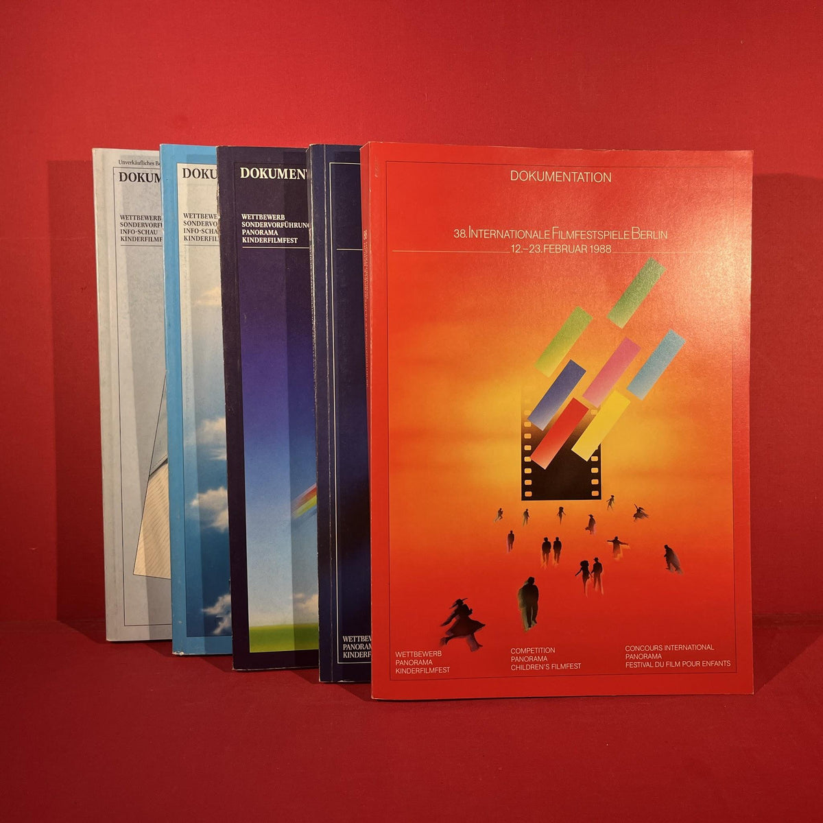 A collection of Brochures for Berlin International film festival 84-88, 93