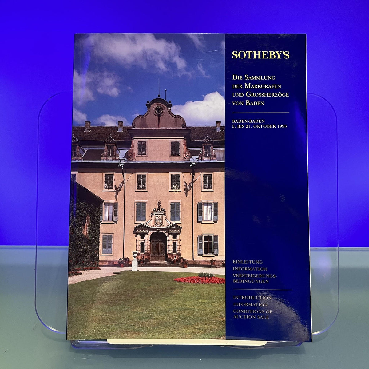 Introduction : Die Sammlung der Markgrafen und Grossherzöge von Baden [Auction Catalogue: Sotheby's, Baden-Baden, 1995]