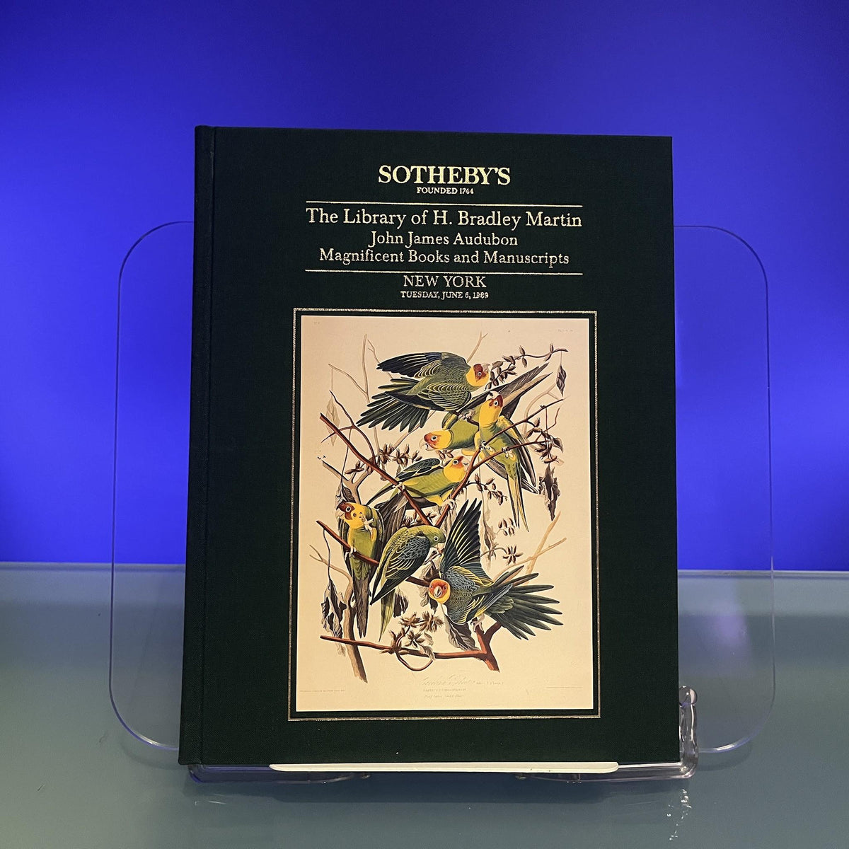 (3 Vols) The Library of H. Bradley Martin, Magnificent Color-Plate Ornithology [Auction Catalogue: Sotheby's, New York, 1989]