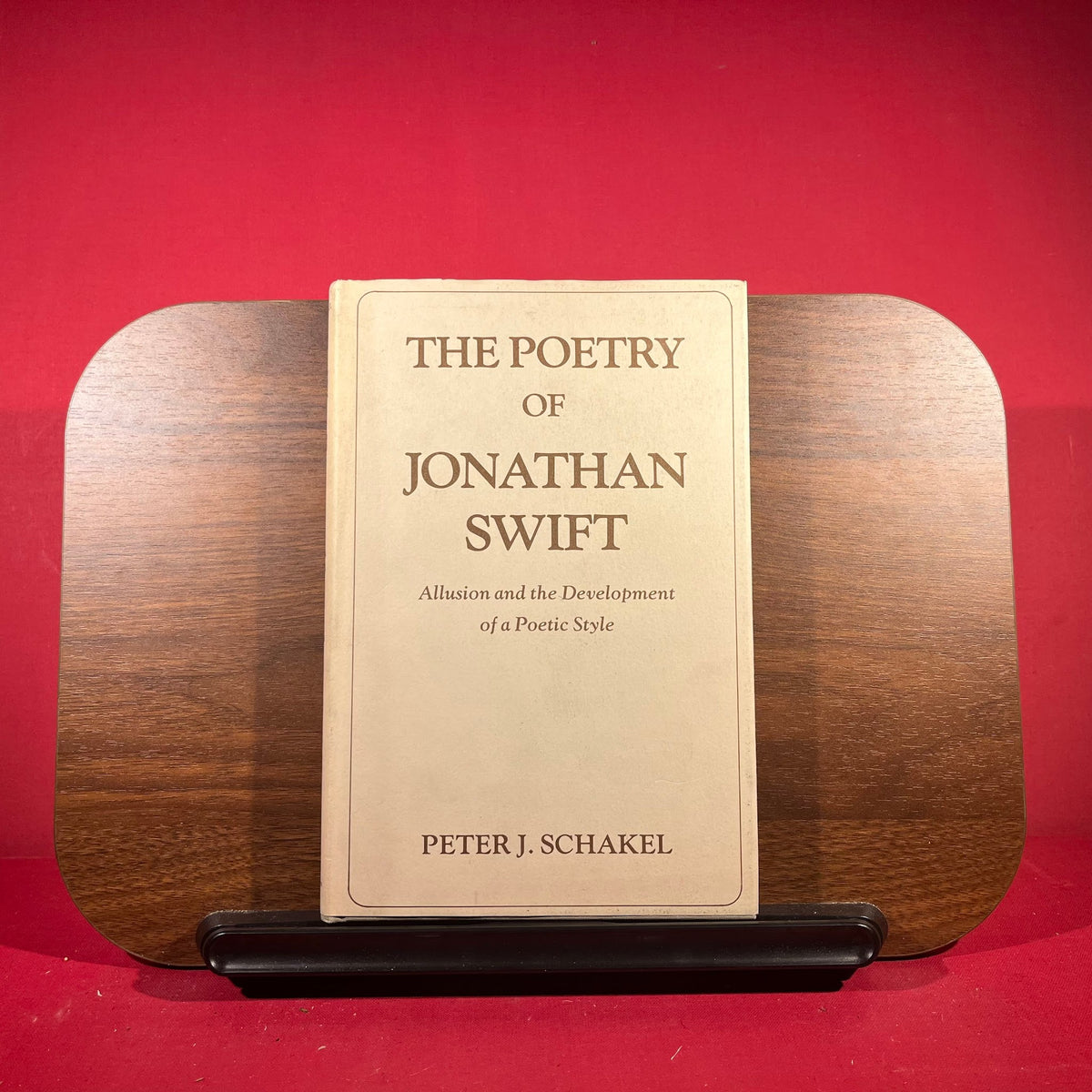 The Poetry of Jonathan Swift: Allusion and the Development of a Poetic Style