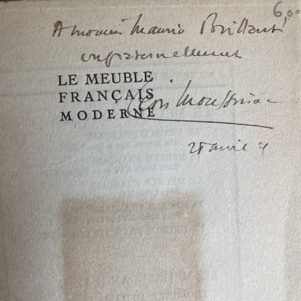 Le Meuble Francais Moderne