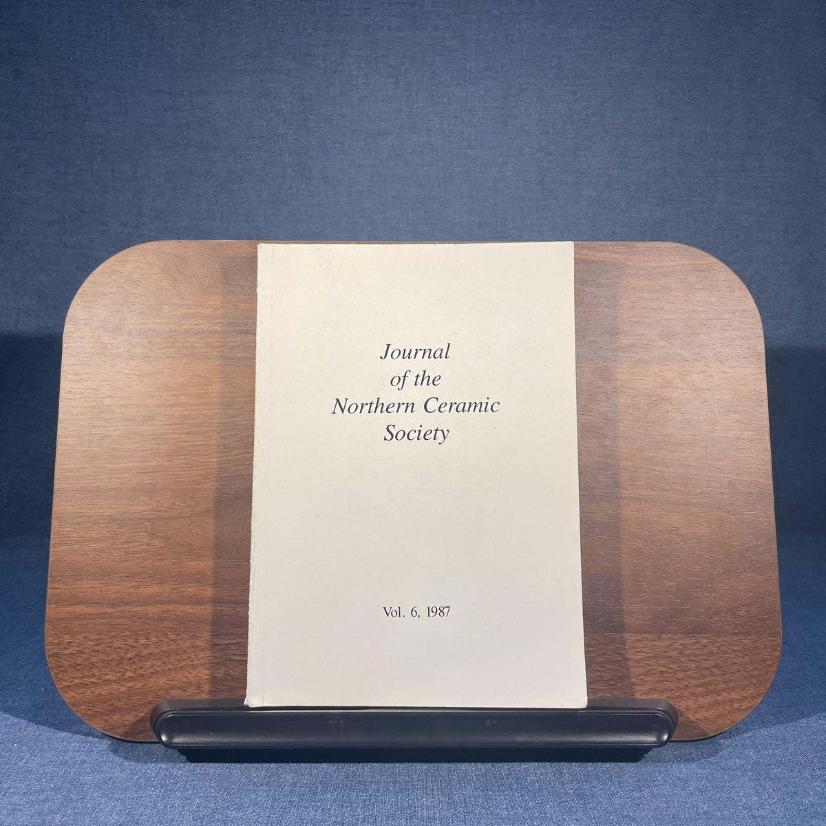 Journal of the Northern Ceramic Society, Vol. 6, 1987