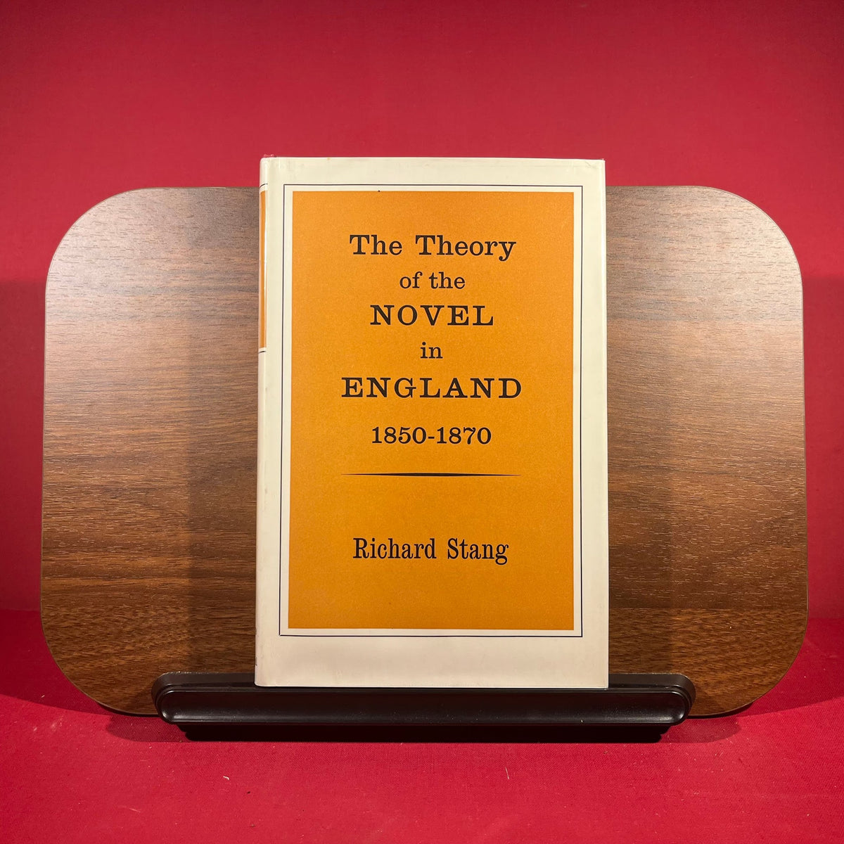 The Theory of the Novel in England 1850-1870