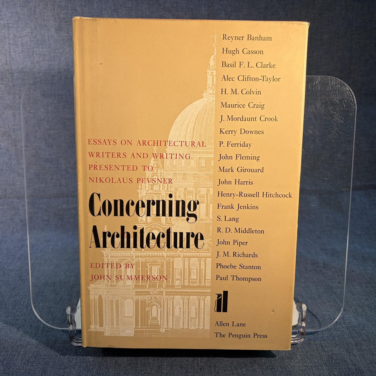 Concerning Architecture