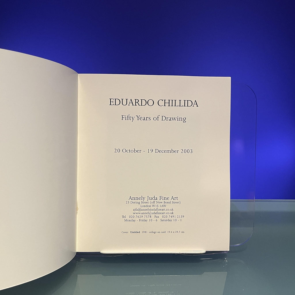 Chillida Eduardo - Fifty Years of Drawing