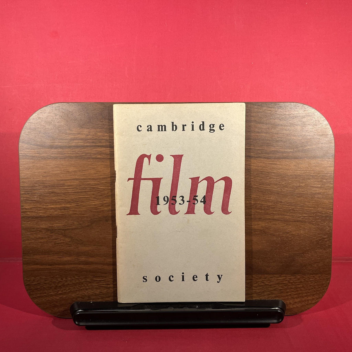 Three Cambridge Film Society Programmes, Comprised of 1952-53, 1953-54, and 1954-55