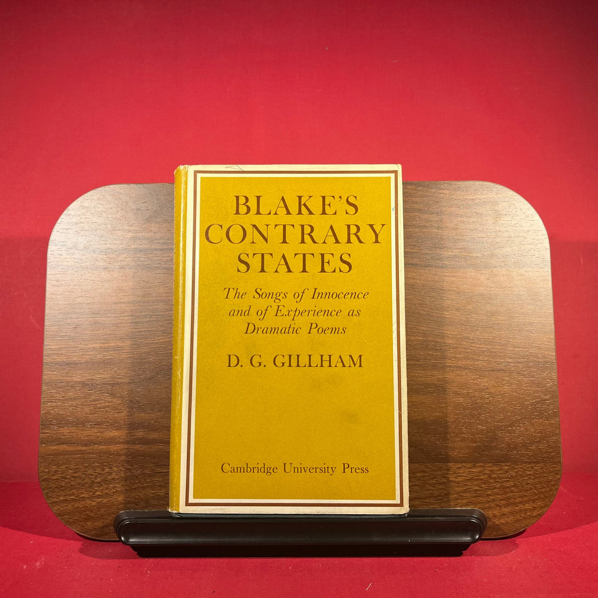 Blake's Contrary States: The Songs of Innocence an of Experience as Dramatic Poems
