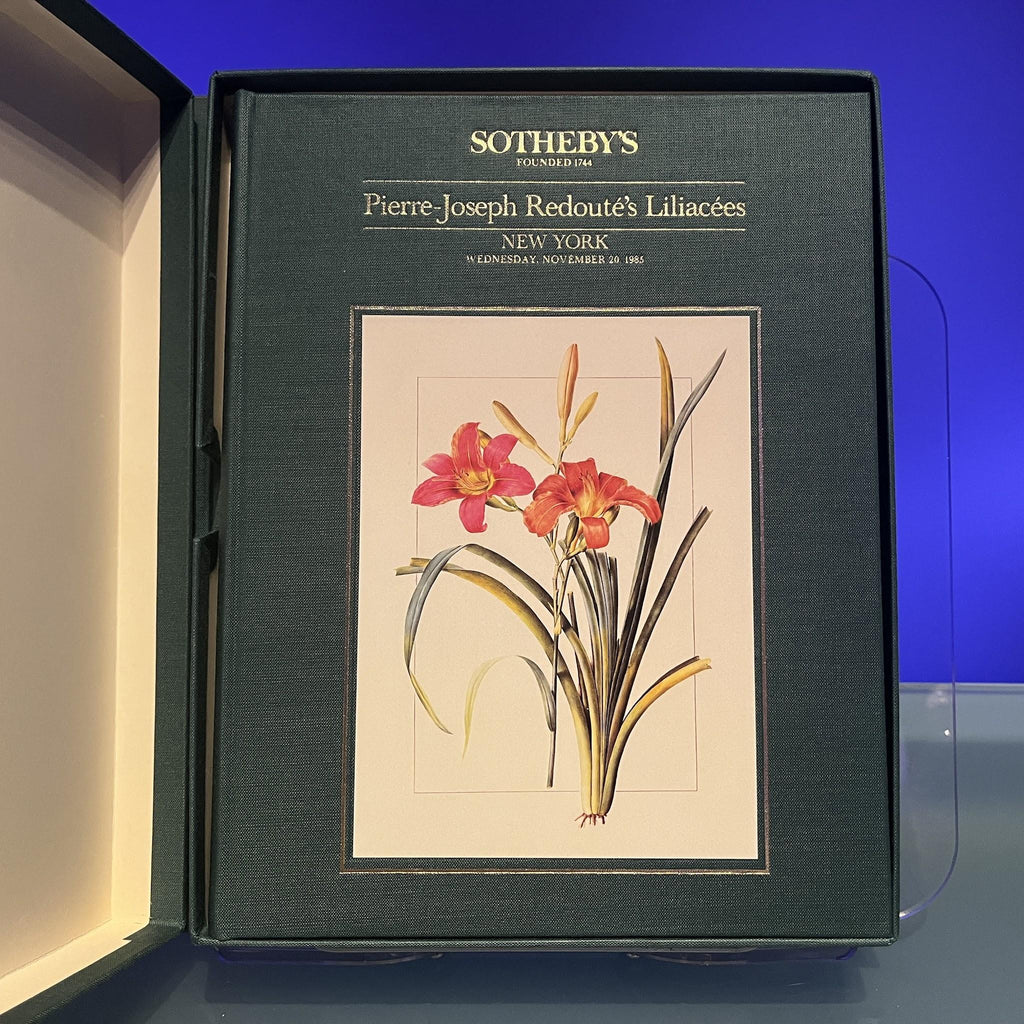 Pierre-Joseph Redouté's Liliacées [Auction Catalogue: Sotheby's, New York, 1986]