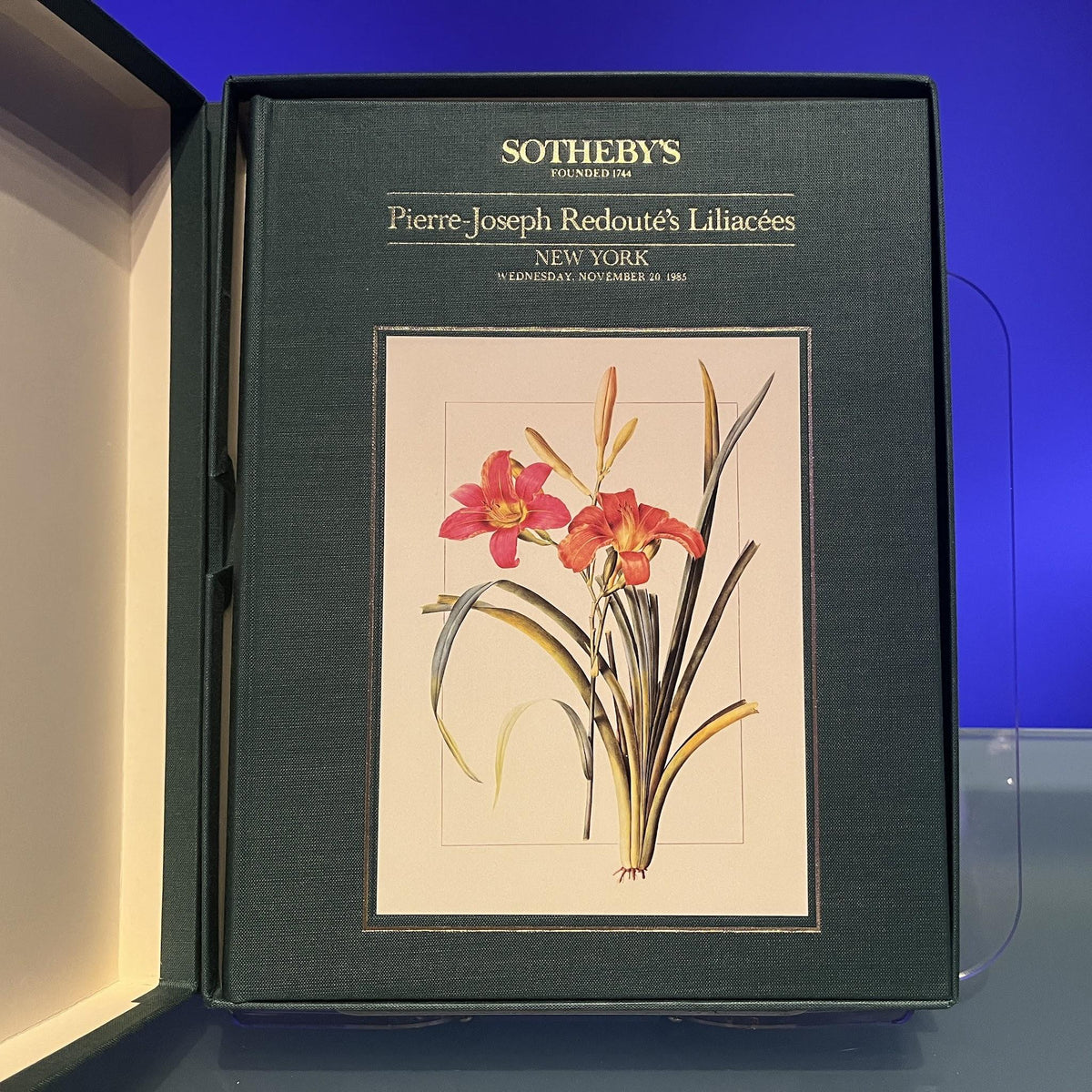 Pierre-Joseph Redouté's Liliacées [Auction Catalogue: Sotheby's, New York, 1986]