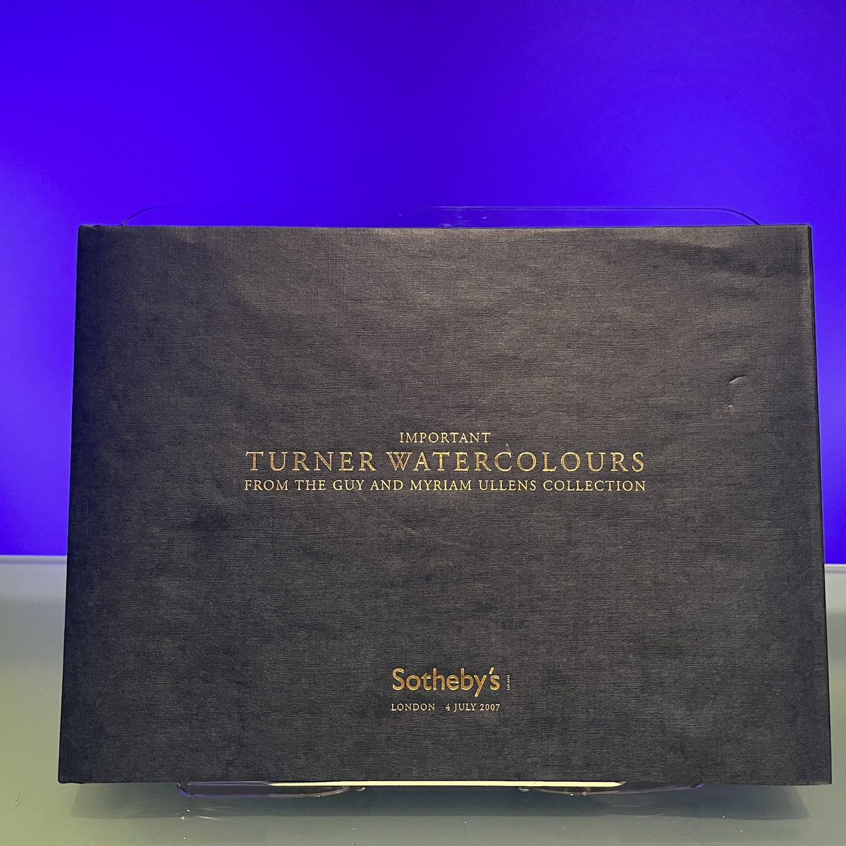 Important Turner Watercolours from the Guy and Myriam Ullens Collection [Auction Catalogue: Sotheby's, London, 2007]